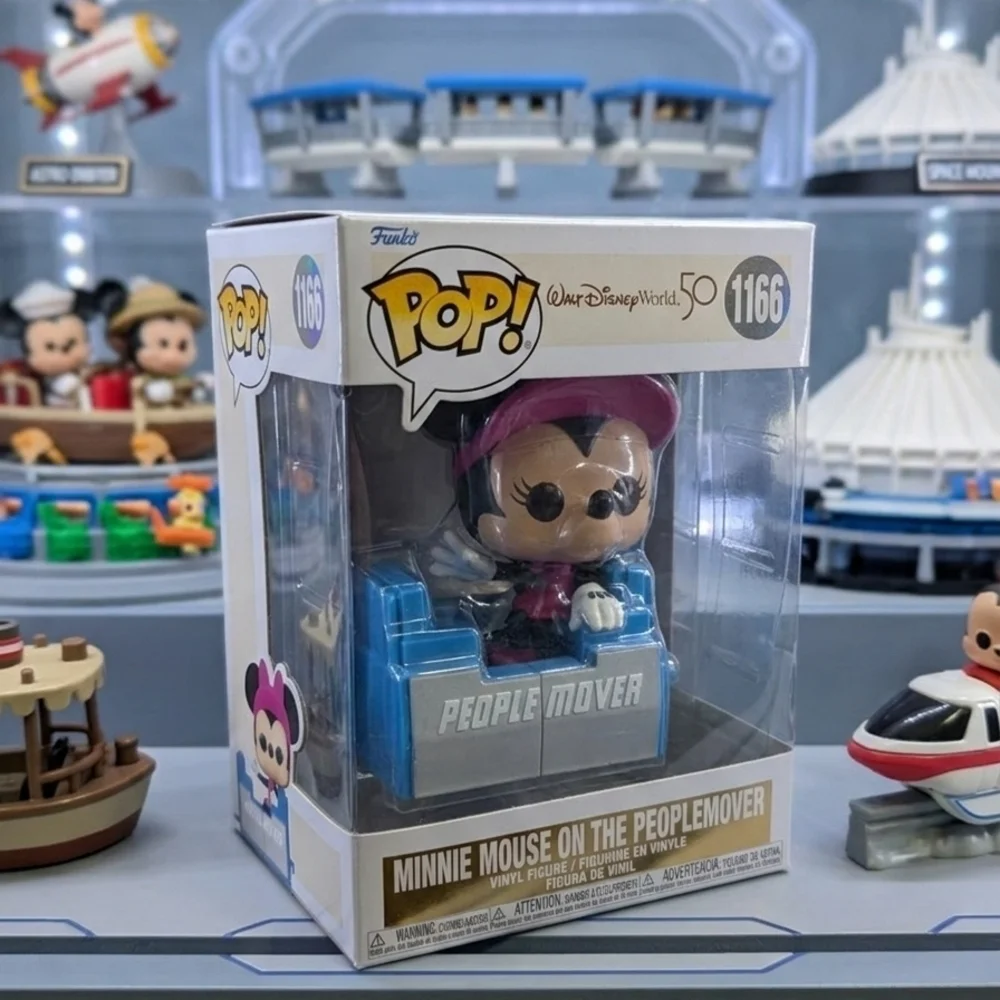 Disney World 50th Funko Pop! Minnie Mouse on the PeopleMover #1166 (NIB)